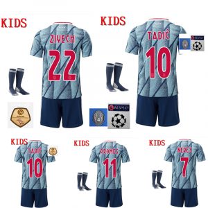 Ajax Replica Uit Tenue Voetbalshirt Jersey Shirt 2020/2021